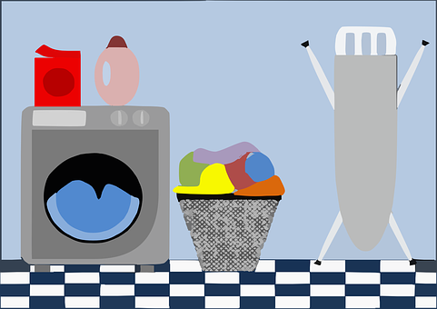 Washhouse, Laundry, House, Room, Washing