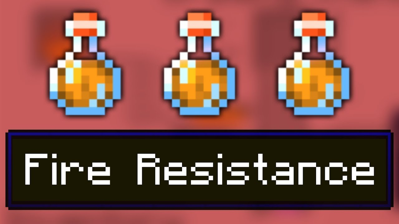 Fire Resistance Potions In Minecraft