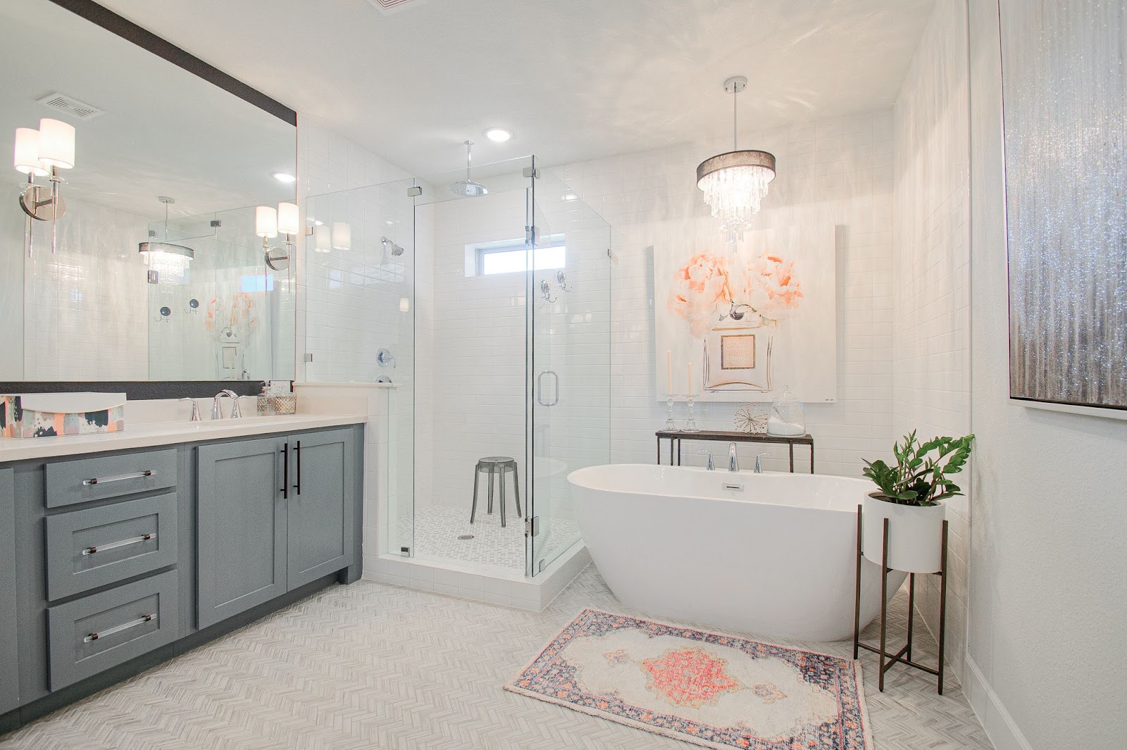 Designs-By-Keti-Highland-Park-Texas-Bathroom-Cabinet-Design-Gray-Cabinets-Large-Tub