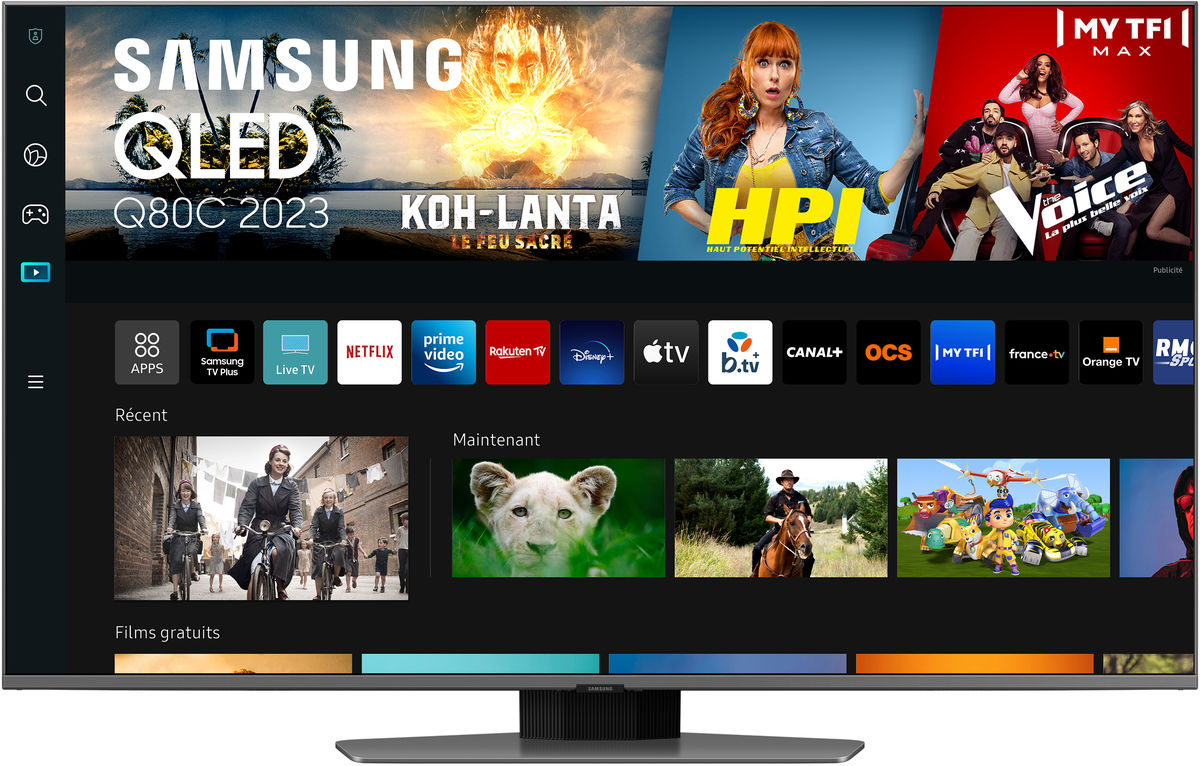 Smart TV Samsung : applications préinstallées