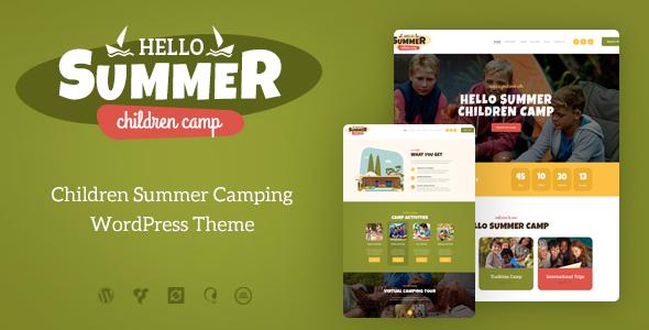 children camp & kids wordpress themes