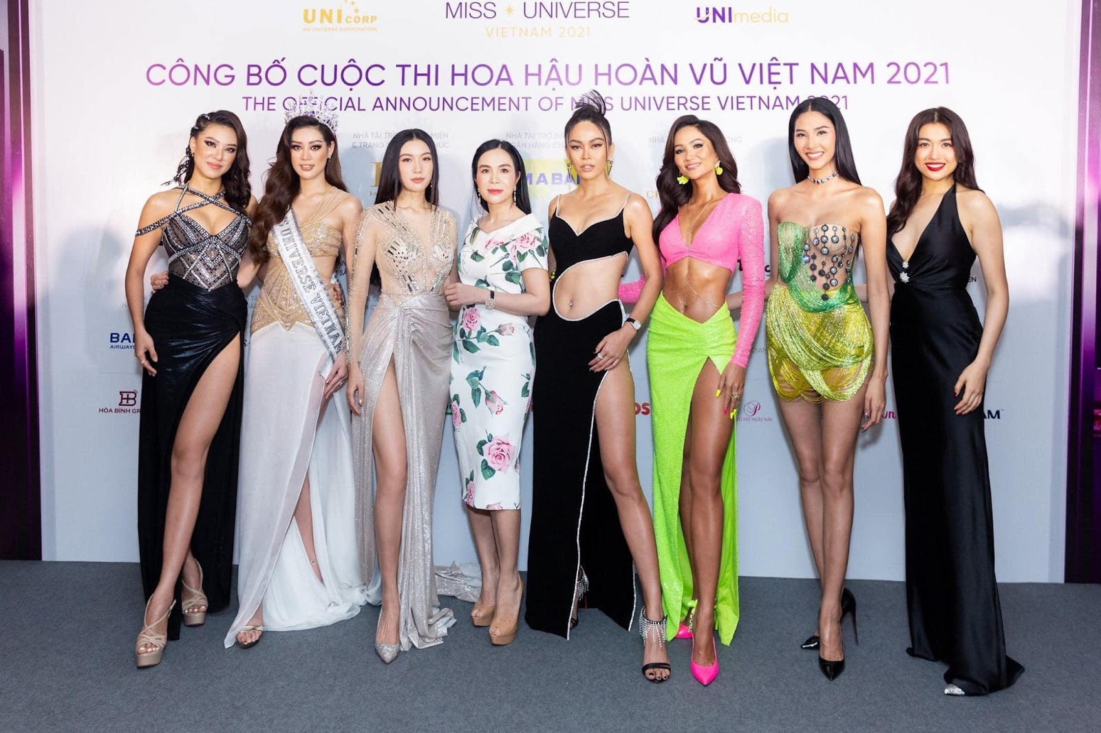 Chị em Nhà Hoàn Vũ &quot;chặt chém&quot; nhau trên thảm đỏ Họp báo Miss Universe Việt  Nam 2021 - Chuyên trang điện tử Sao Pháp Luật - Đơn vị trực thuộc Báo
