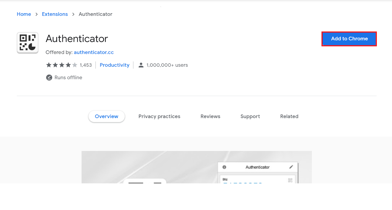 set up google authenticator extension