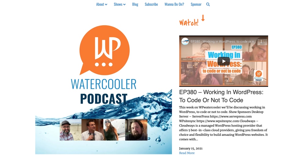 Podcast WP WaterCooler