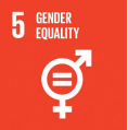 The logo for SDG 5.