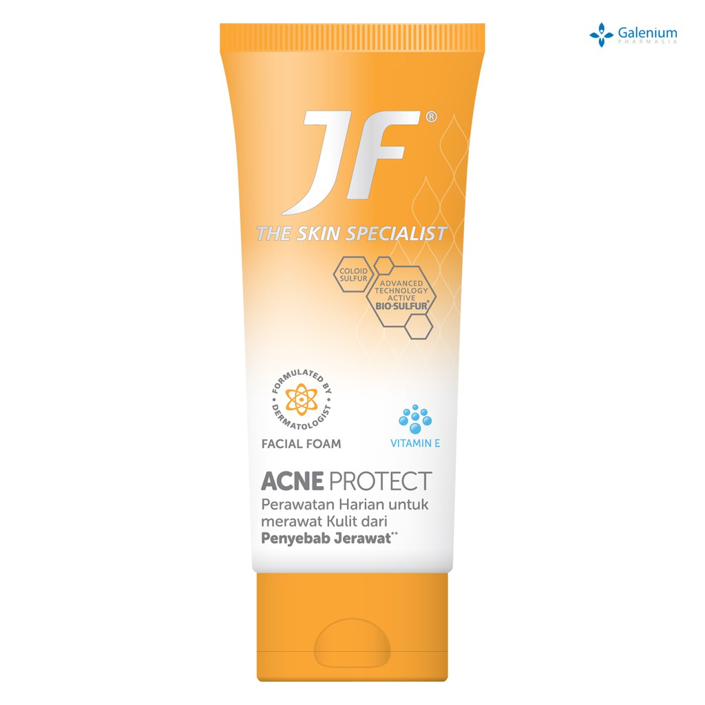 JF Acne Care Facial Foam - facial foam untuk kulit berminyak dan berjerawat