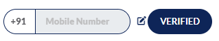 Mobile Number Verified