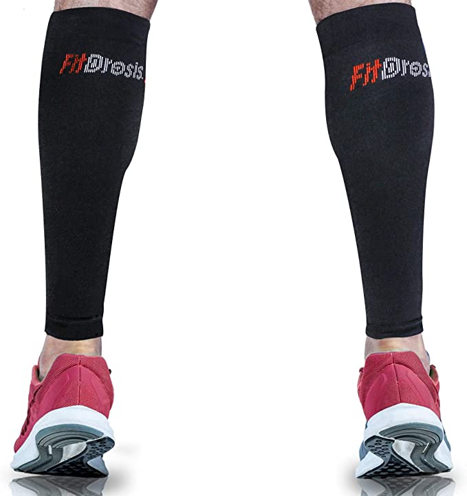 Calf Compression Sleeves for Men and Women. Graduated for Shin Splint, Pain Relief and Fast Recovery. Running Leg Support.