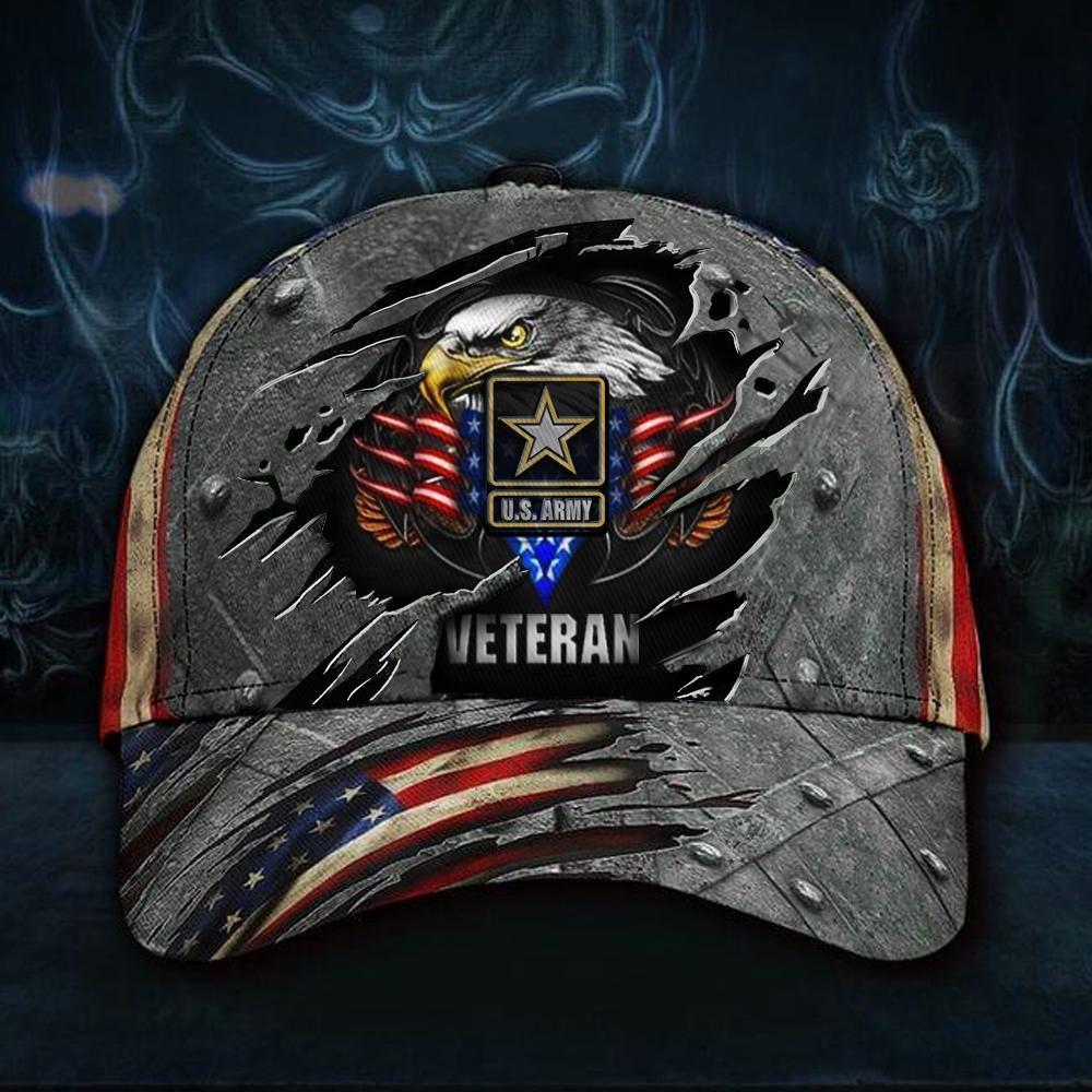 Us Army Veteran American Hat Eagle American Cap Father's Day Gifts 2021