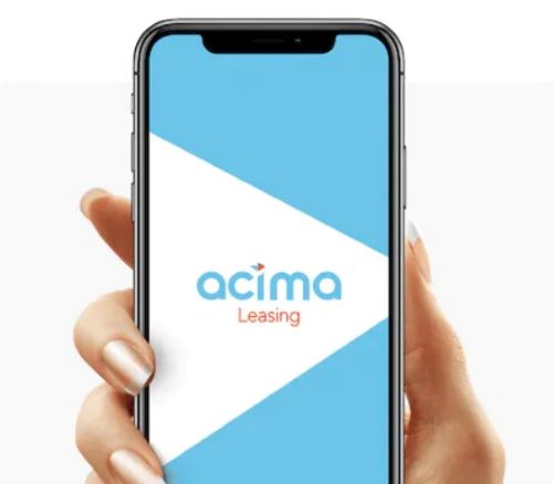 Acima’s lease-to-own app can be used to shop online or in-store. 
