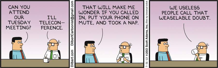 Virtual Meetings comic
