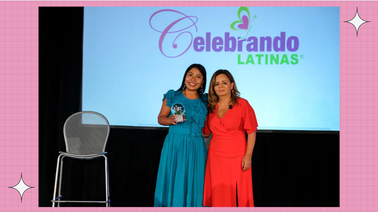 Yalitza Aparicio, Mexican actress, and Fanny Miller, CEO of El Latino and founder of the Celebrando Latinas Conference