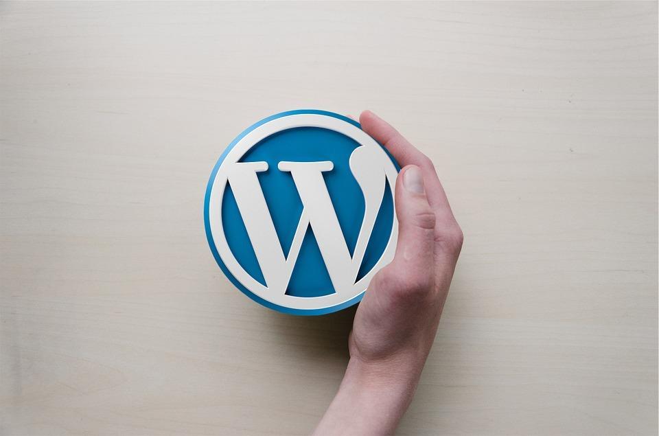 Wordpress, Hand, Logo, Background Image, Blogging