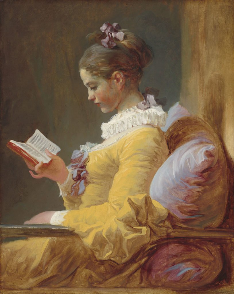 Jean-Honoré Fragonard Jean-Honoré Fragonard, Young Girl Reading, or The Reader, c. 1770, National Gallery of Art, Washington
