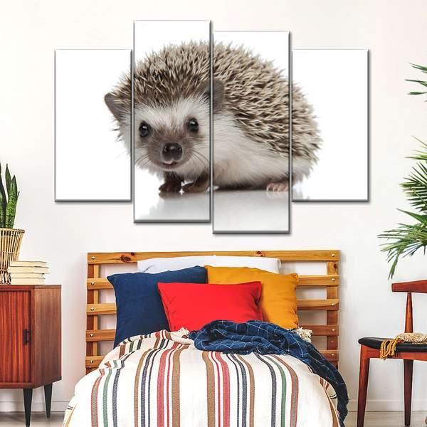 Tiny Hedgehog Multi Panel Canvas Wall Art