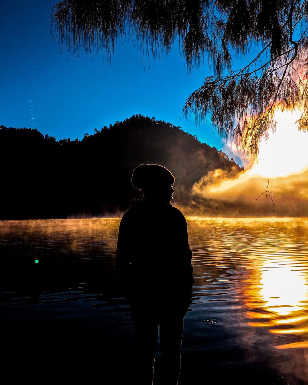 danau di gunung semeru