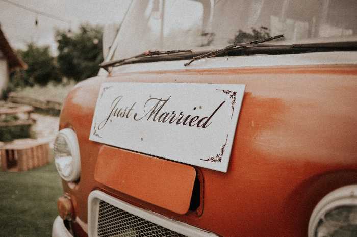 just married