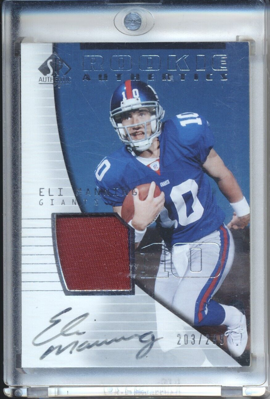 Most valuable Eli Manning football cards: 2004 SP Authentic
