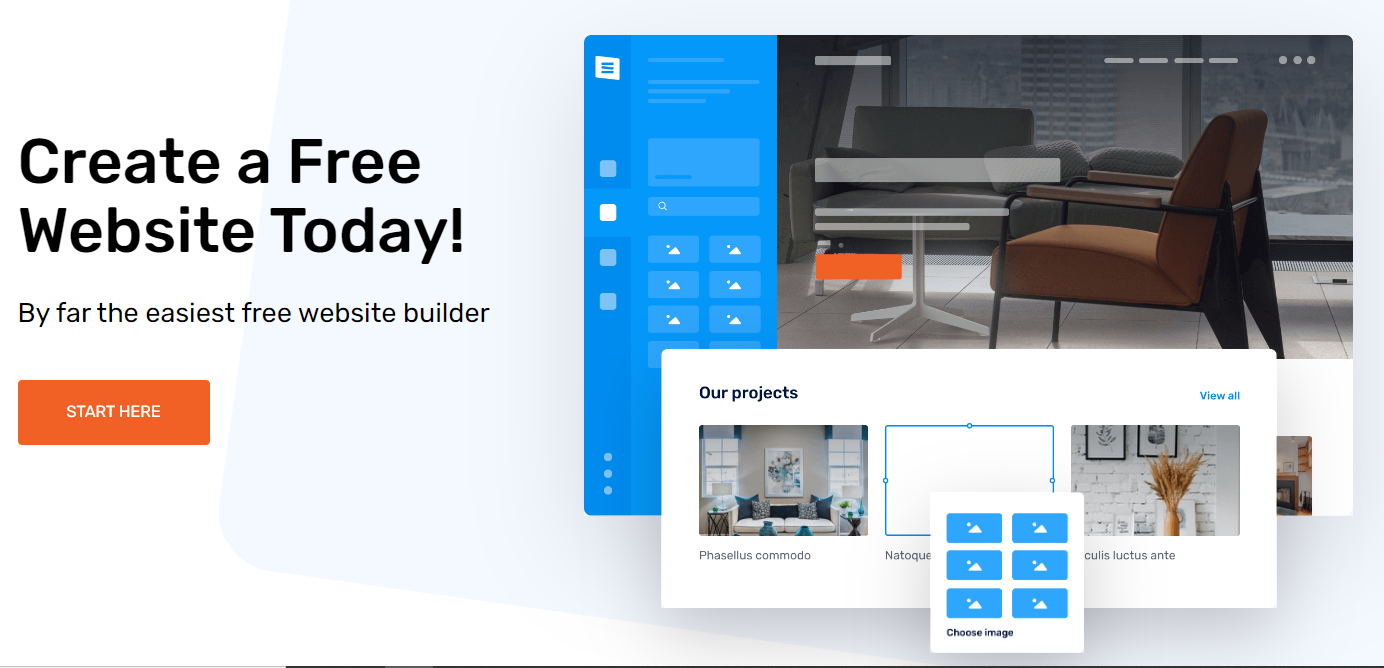Site123: fast and easy site builder with plenty of features