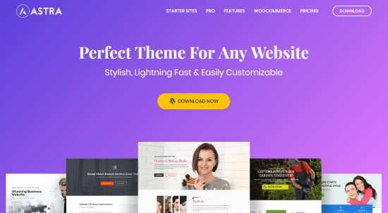 Tema WordPress Astra