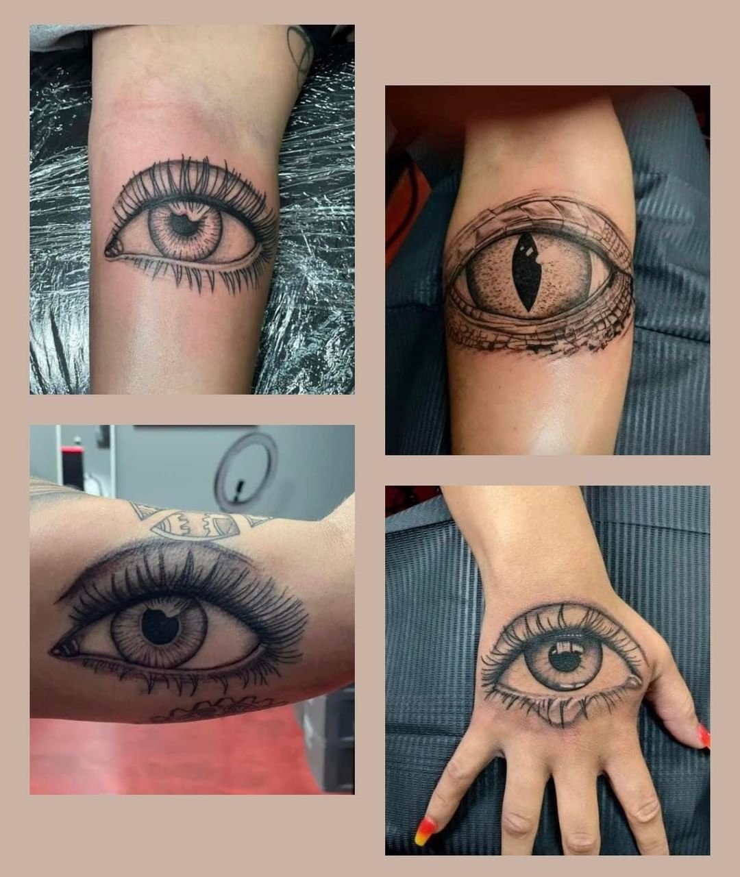 Cute Eye With Tear Tattoo