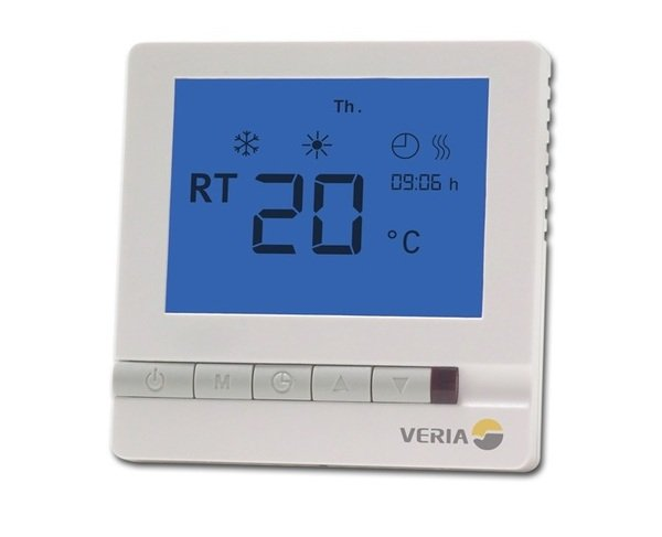 Программируемый цифровой терморегулятор Veria Control T45 230, макс.13А