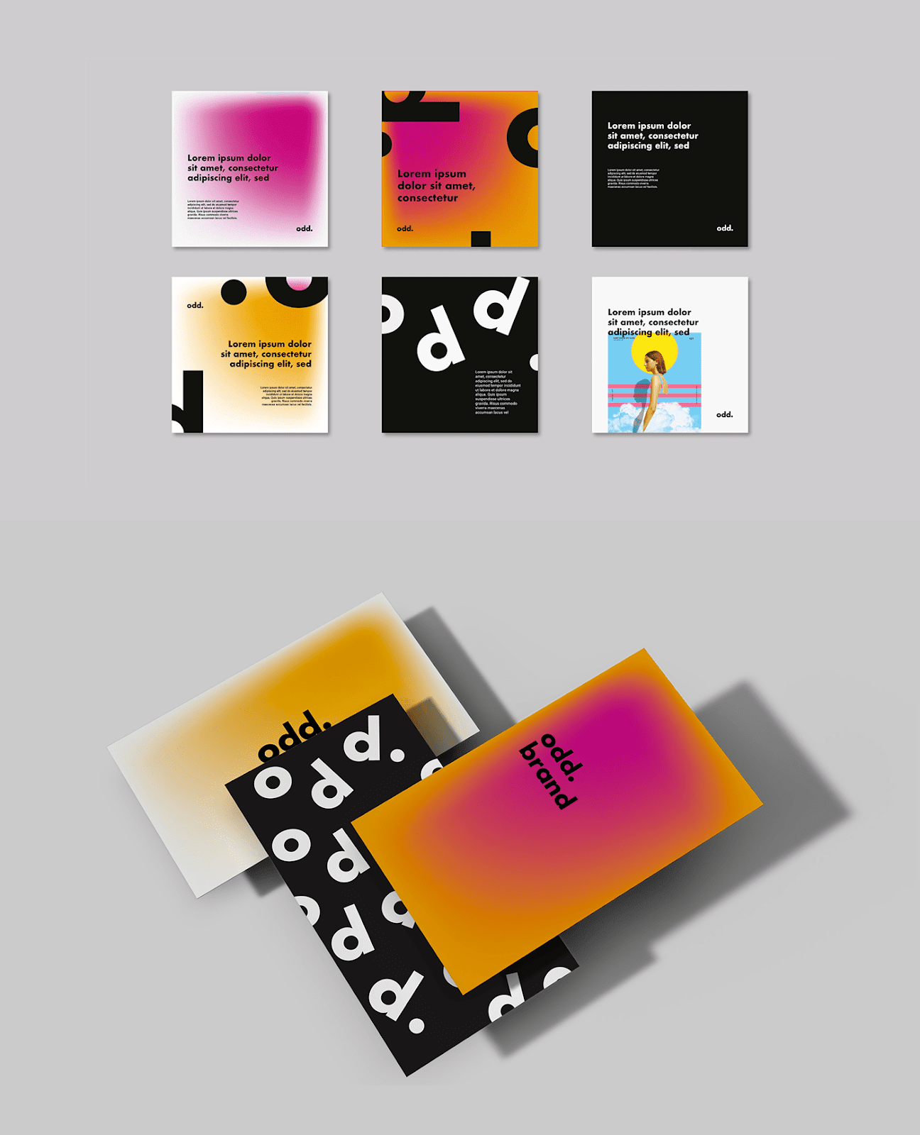 agencia agency brand branding  design marketing   minimalist odd publicidade