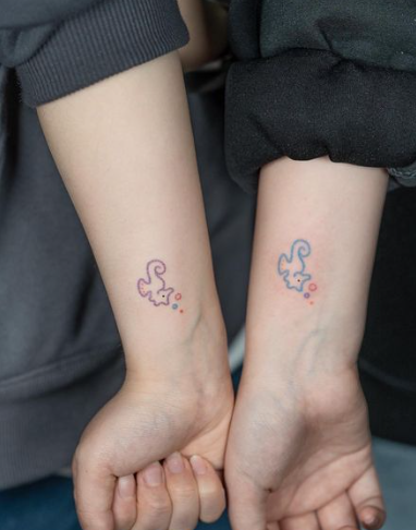 Tiny Friendship Tattoo