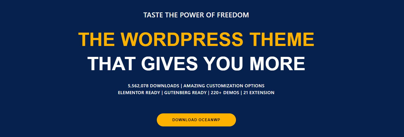 Ocean WP WordPress Theme