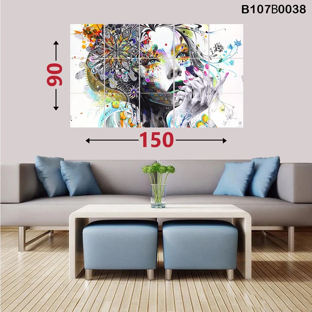 لوحة جدارية 15 قطعة