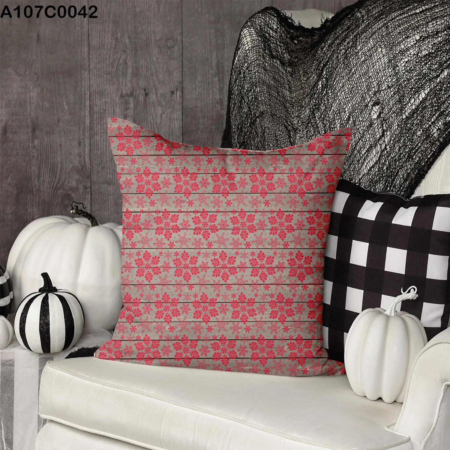 وجه مخدة مطبوع