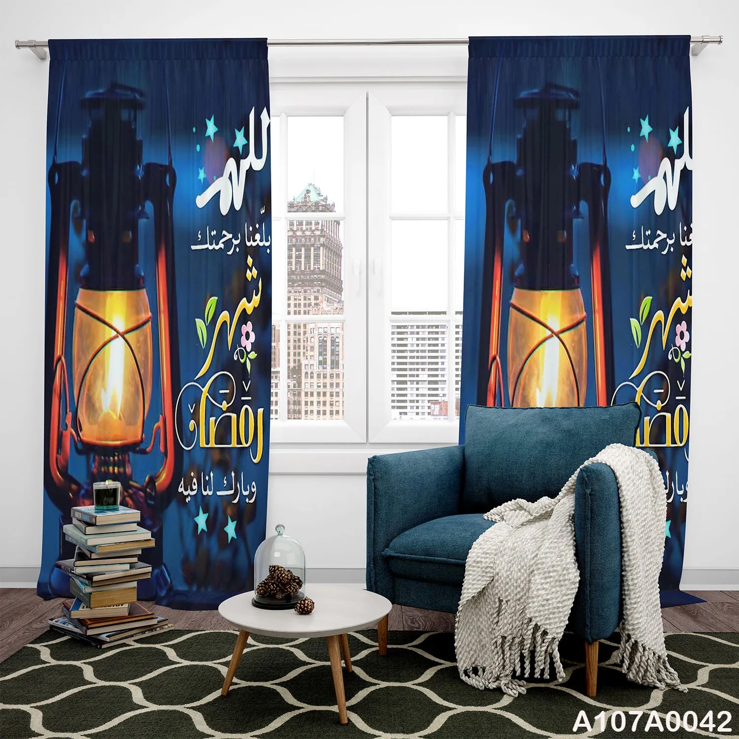 ستائر طباعة طرفين