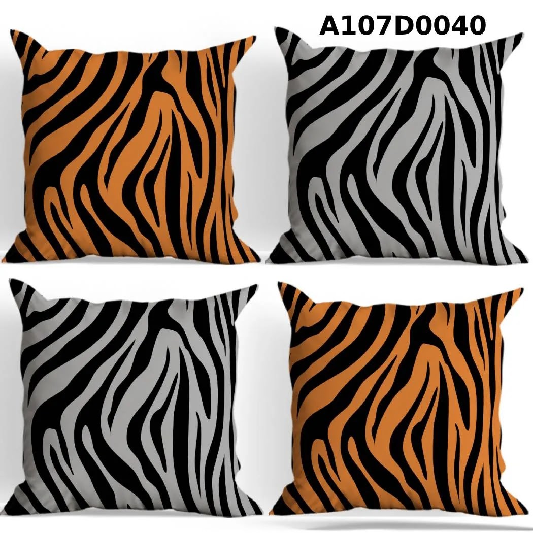 طقم أغطية وسائد 4 قطع  بتصاميم مميزة