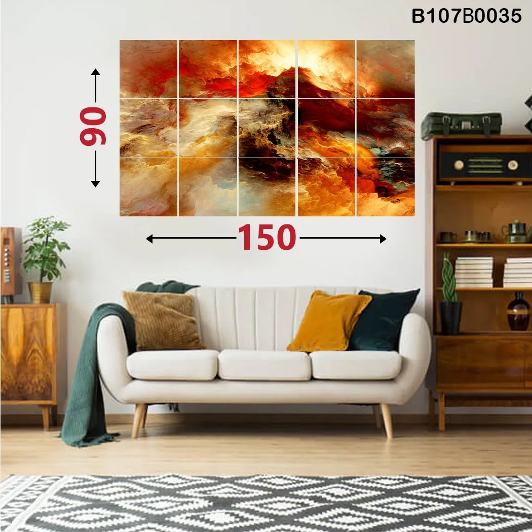 لوحة جدارية 15 قطعة