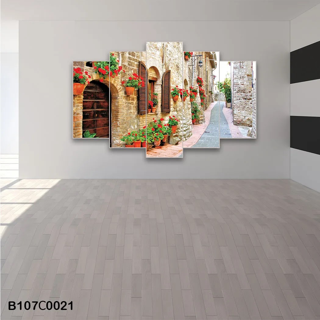 لوحة خماسية مدرجة