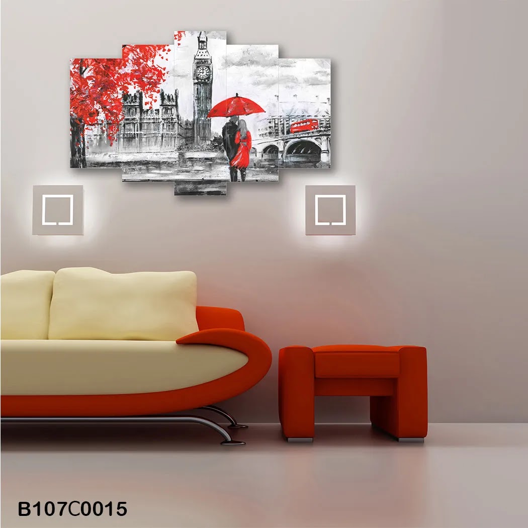 لوحة خماسية مدرجة