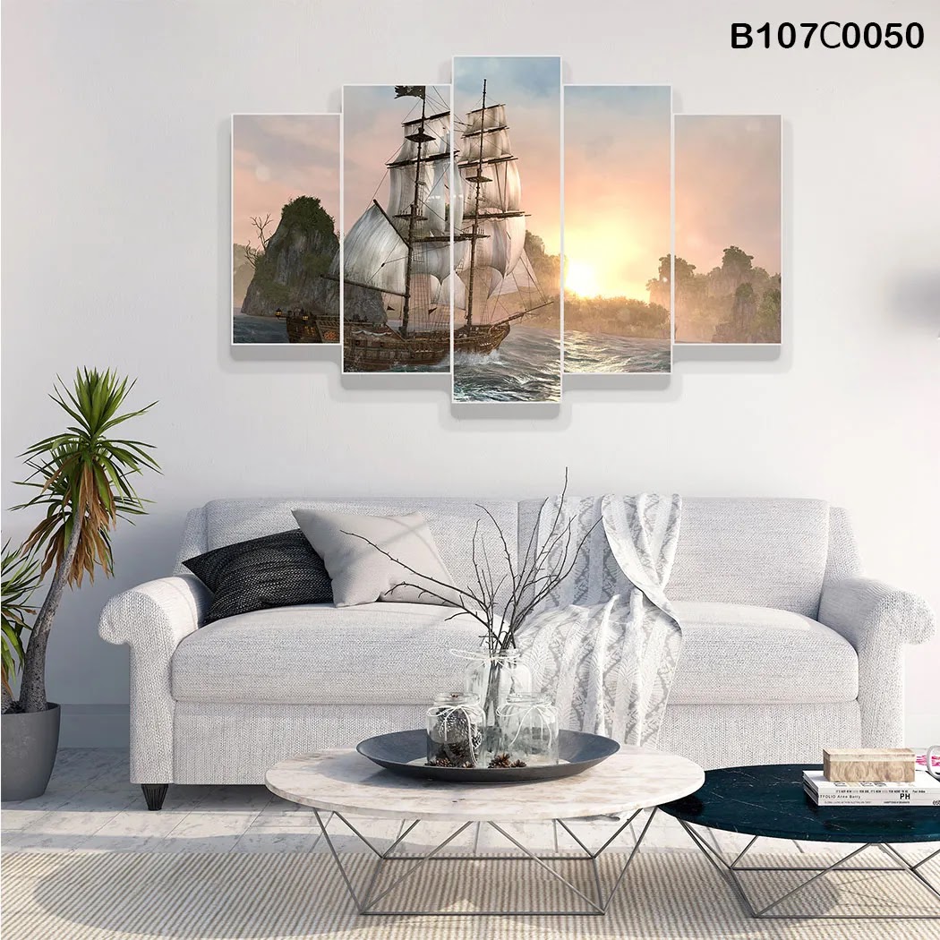 لوحة خماسية مدرجة