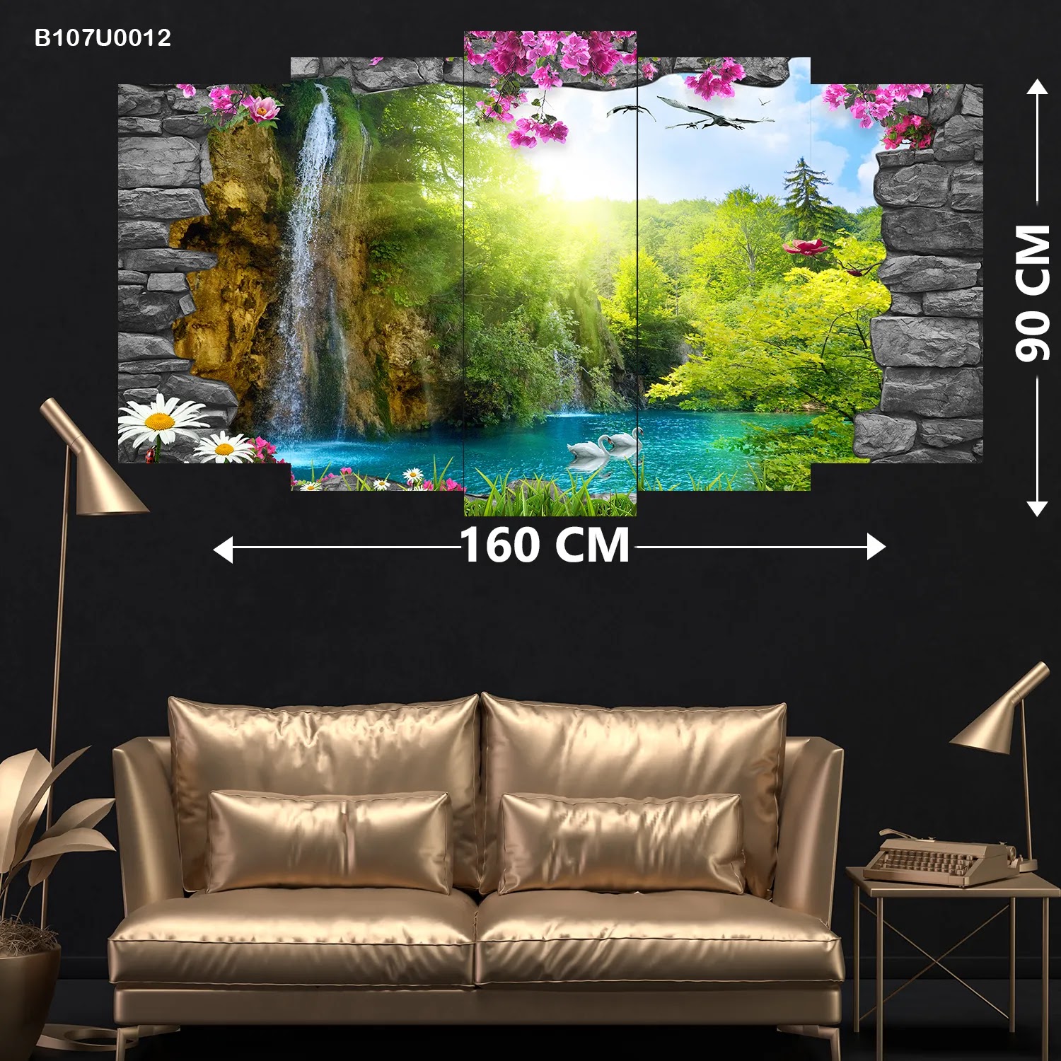 لوحات خماسية مدرج قياس كبير