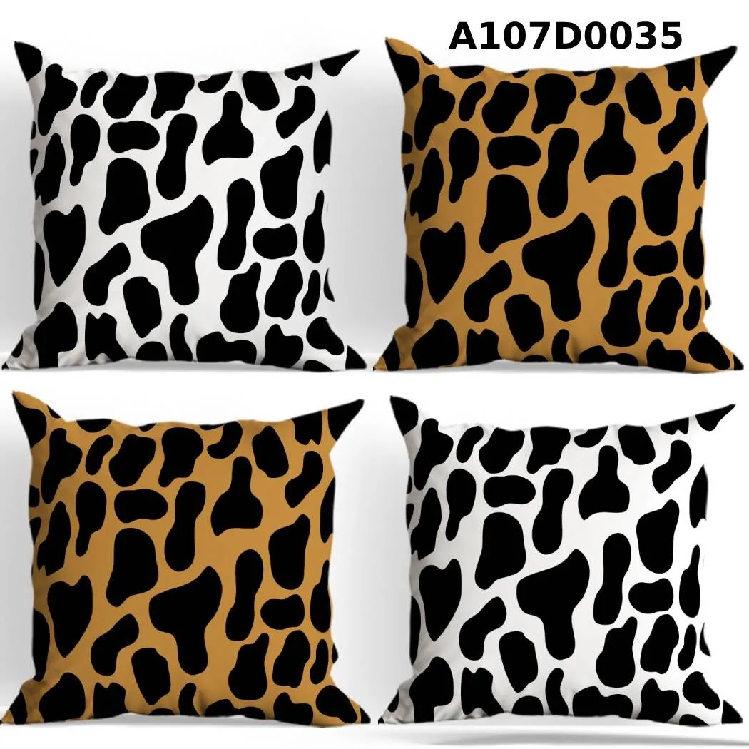 طقم أغطية وسائد 4 قطع  بتصاميم مميزة