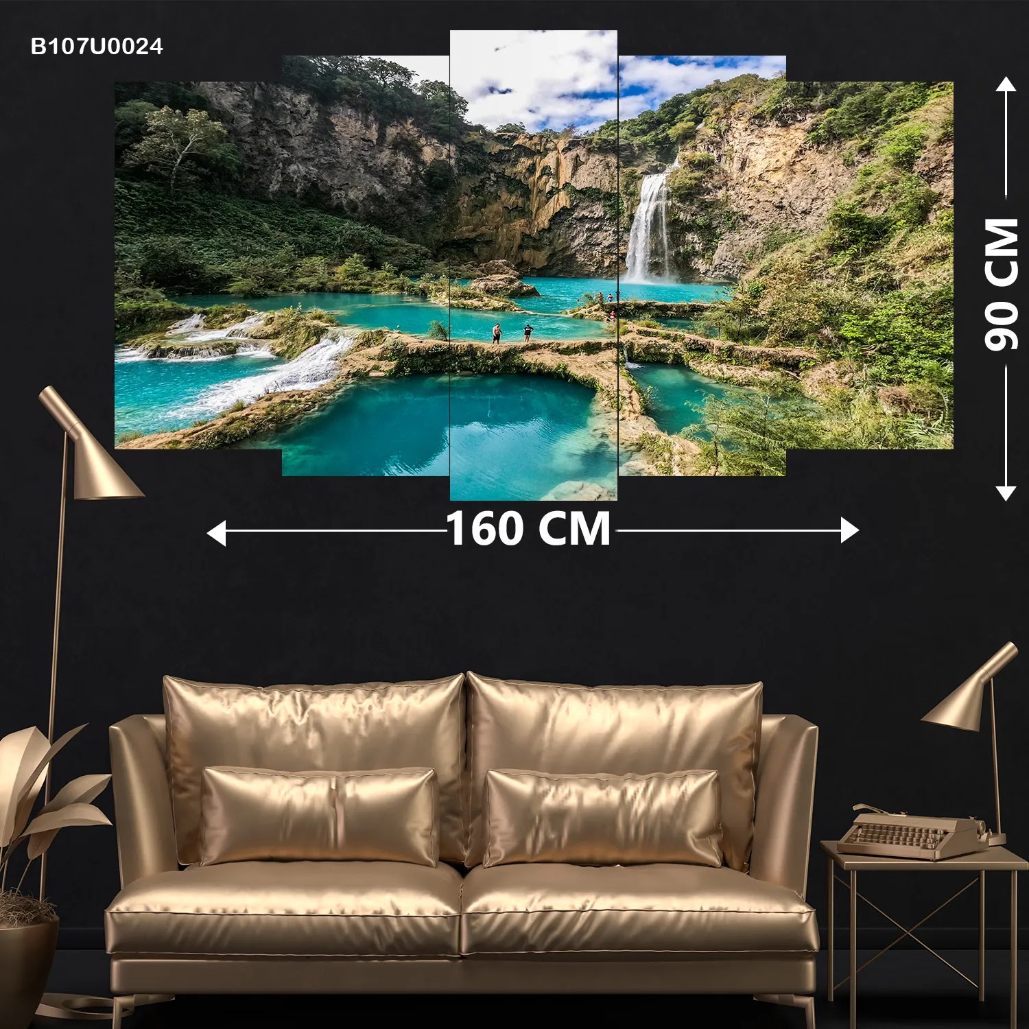 لوحات خماسية مدرج قياس كبير