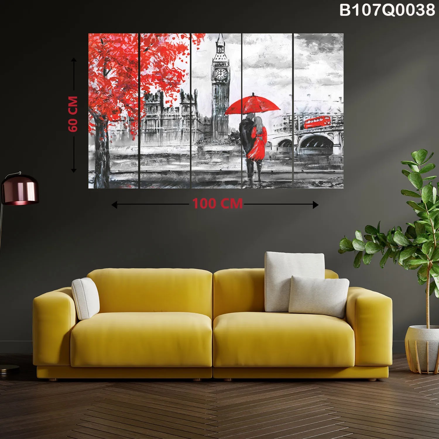 لوحات خمس قطع كاملة