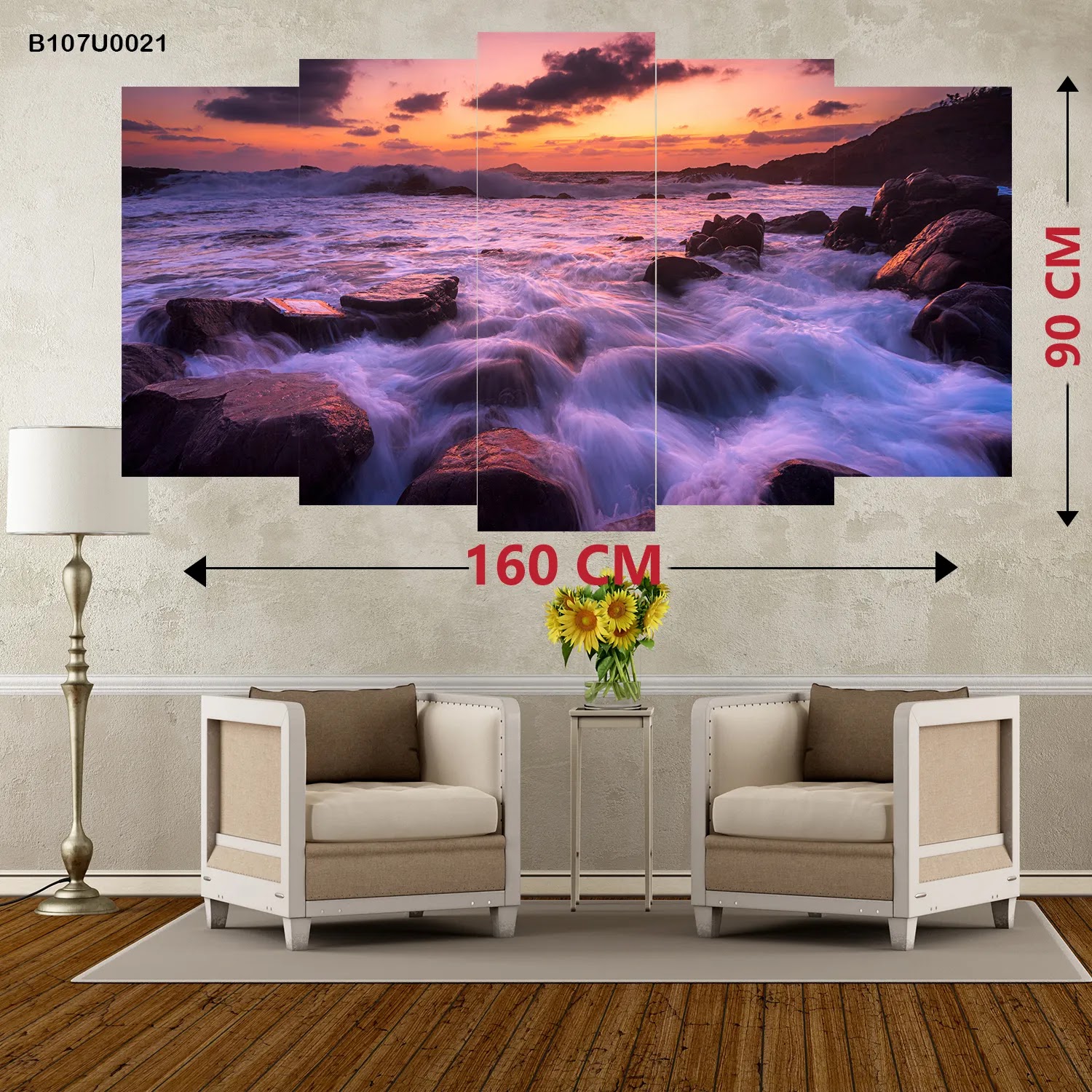 لوحات خماسية مدرج قياس كبير