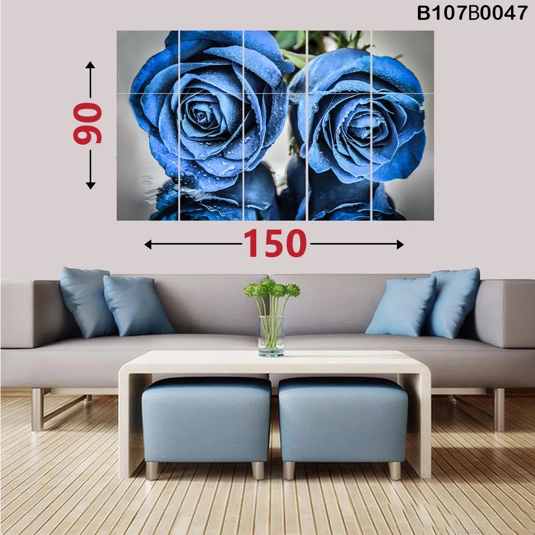 Landscape picture for blue jury roses