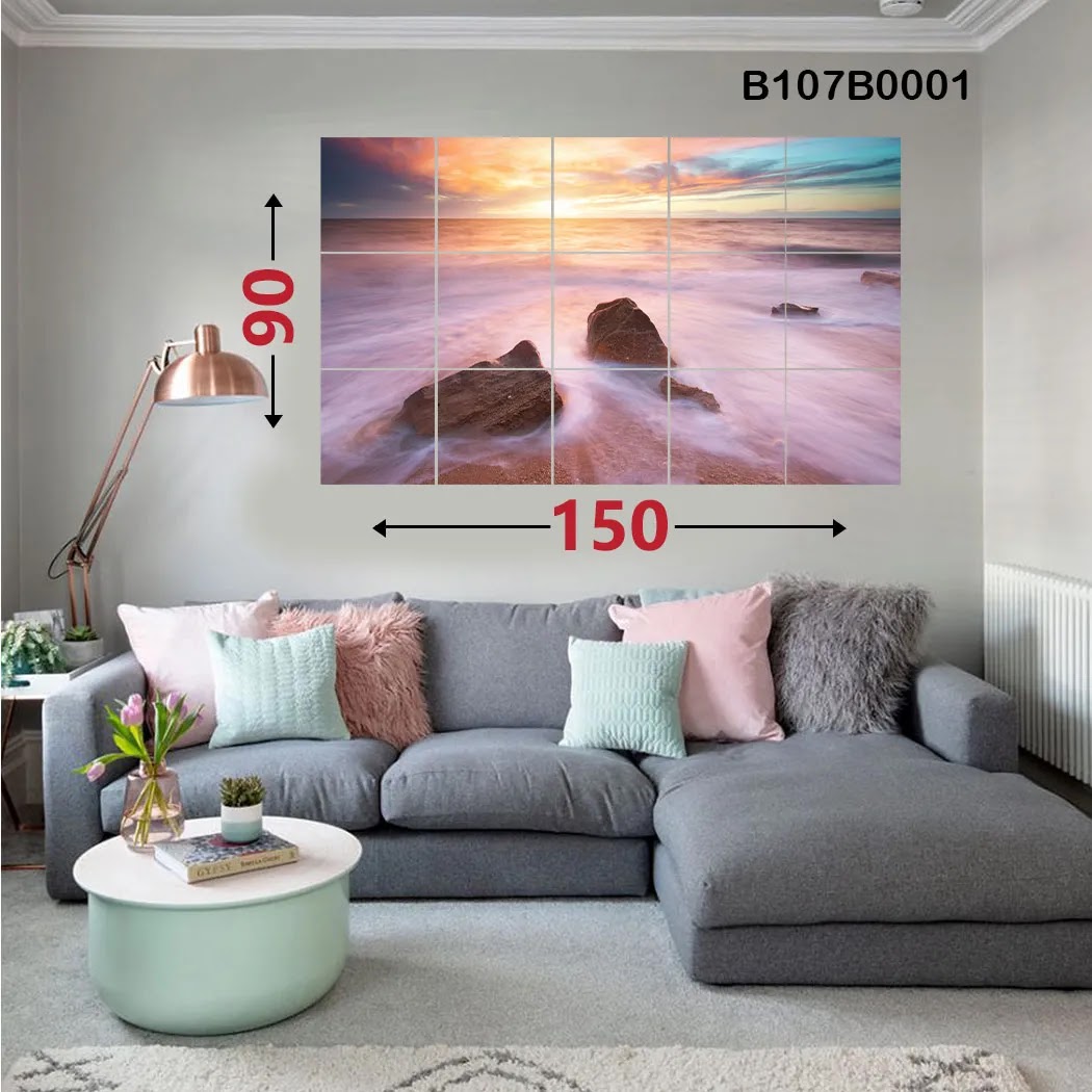 Large picture of sunset view and sea