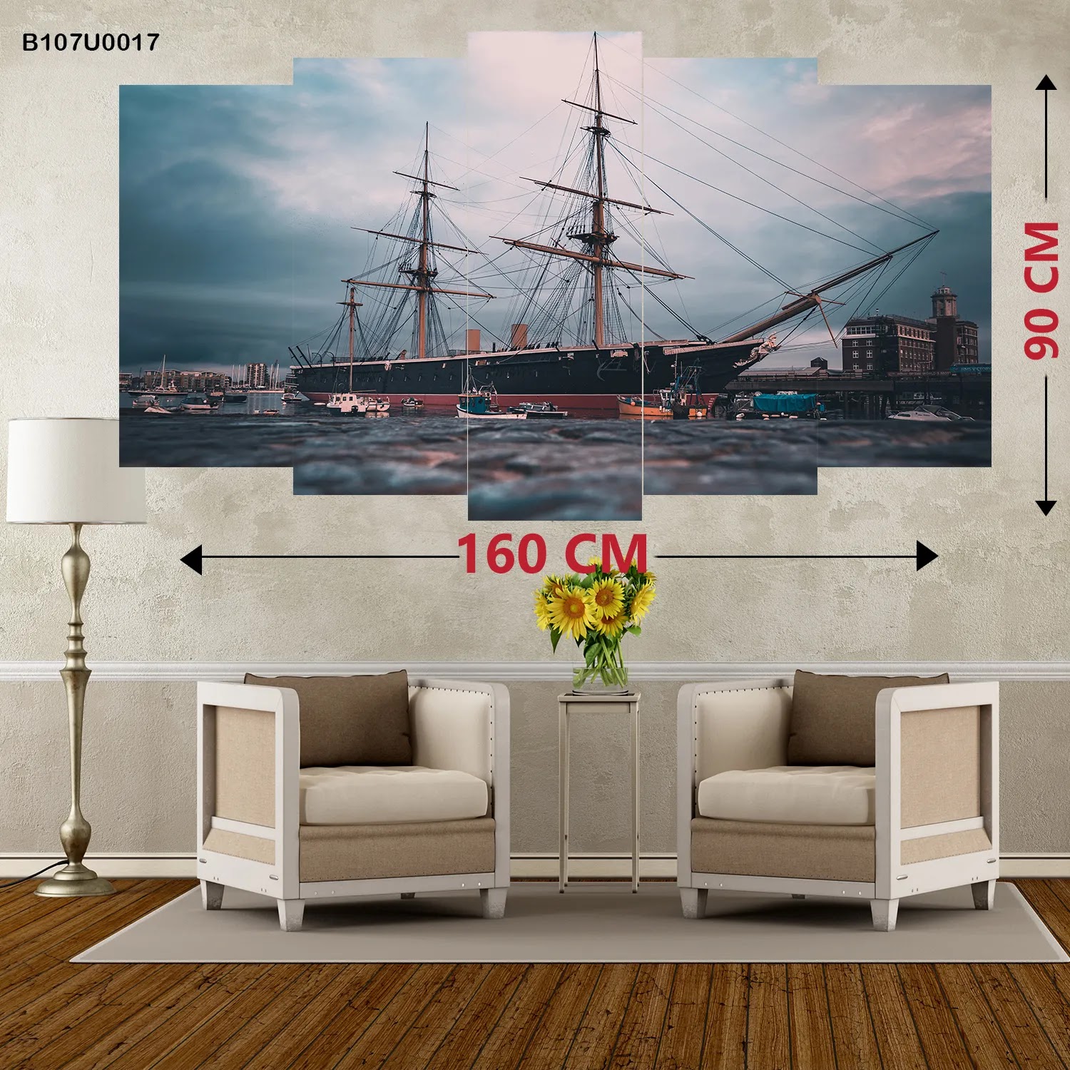 لوحات خماسية مدرج قياس كبير