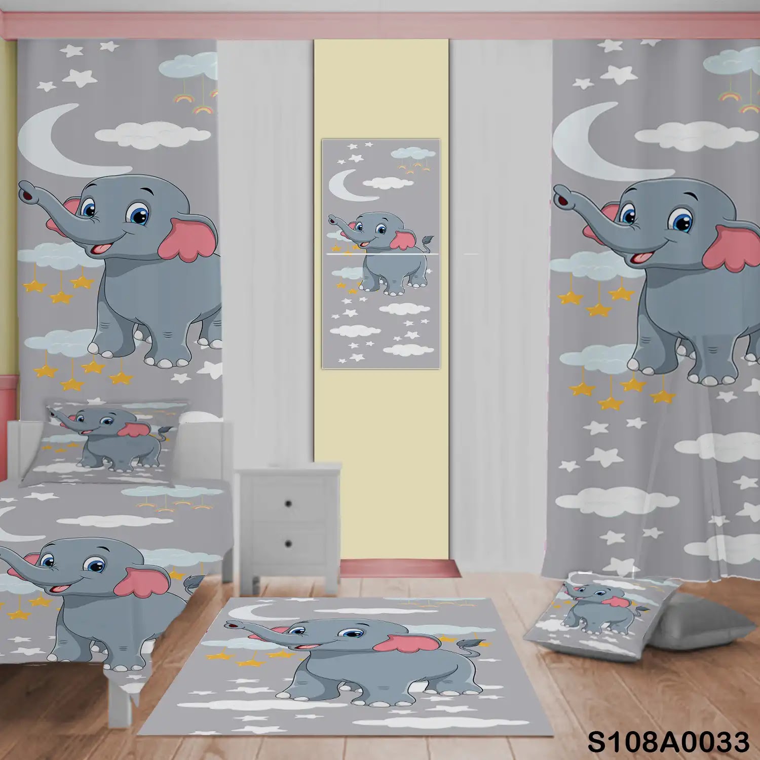 طقم زينة لغرفة أطفال