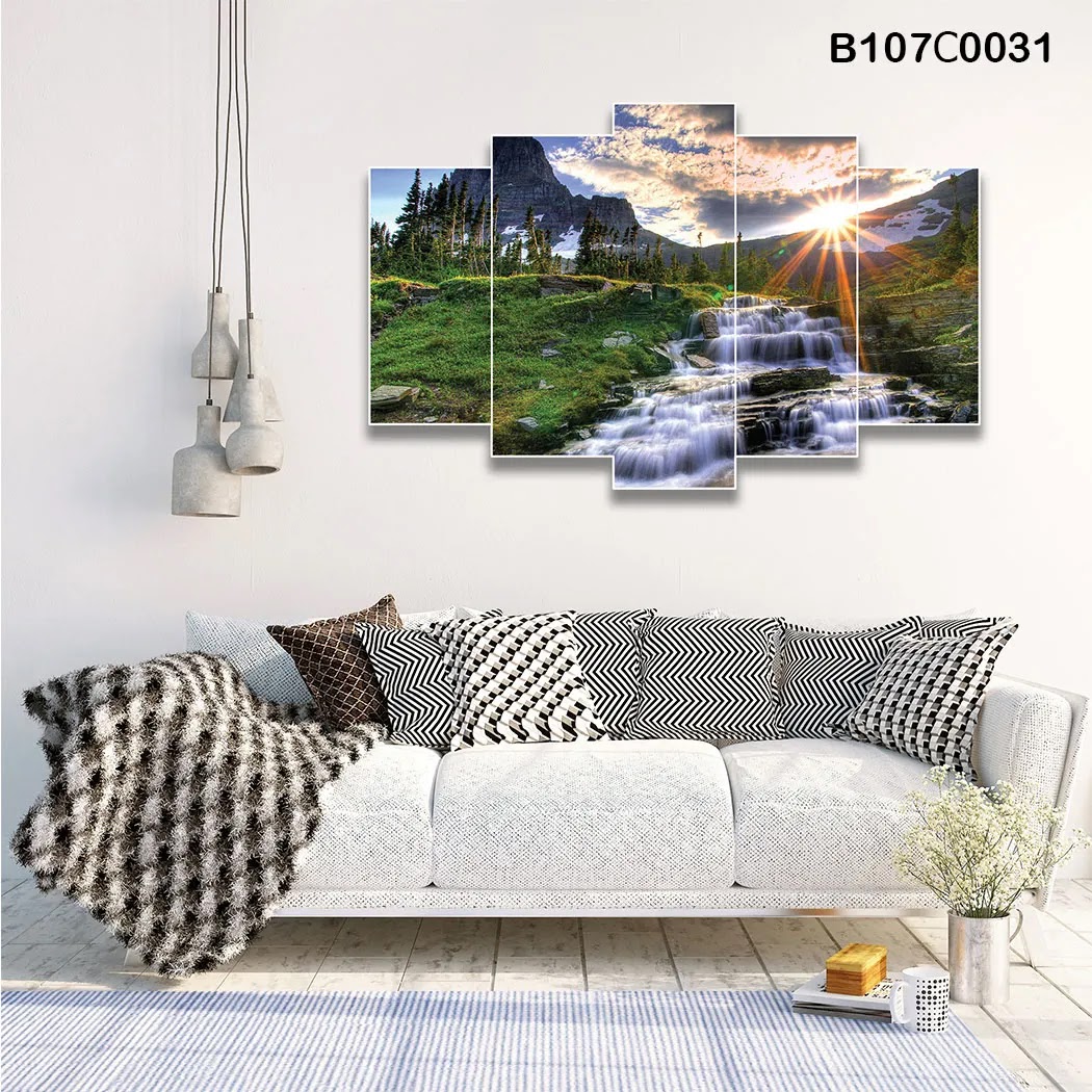 لوحة خماسية مدرجة