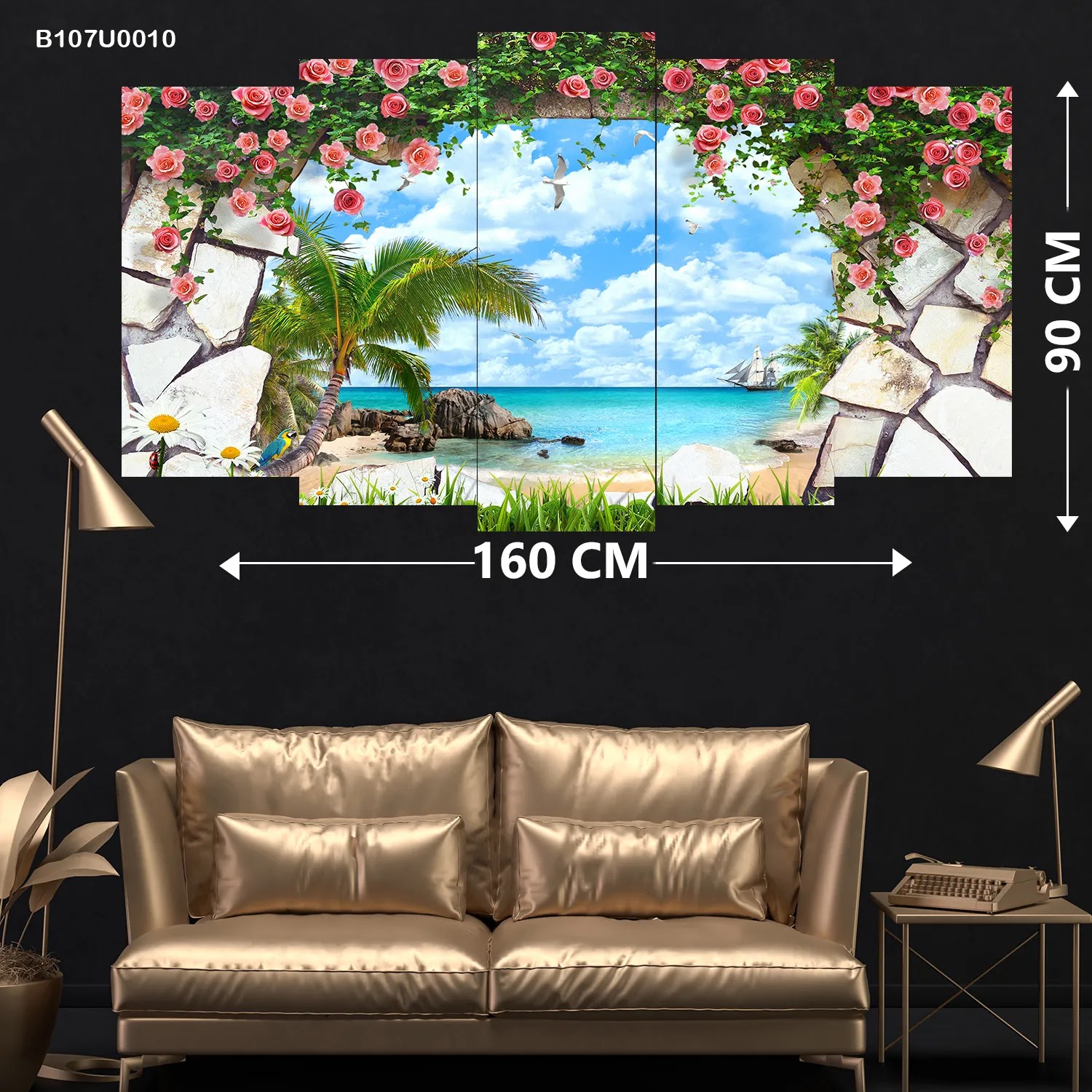 لوحات خماسية مدرج قياس كبير