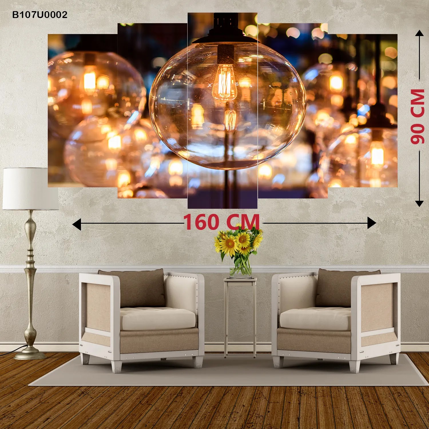 لوحات خماسية مدرج قياس كبير