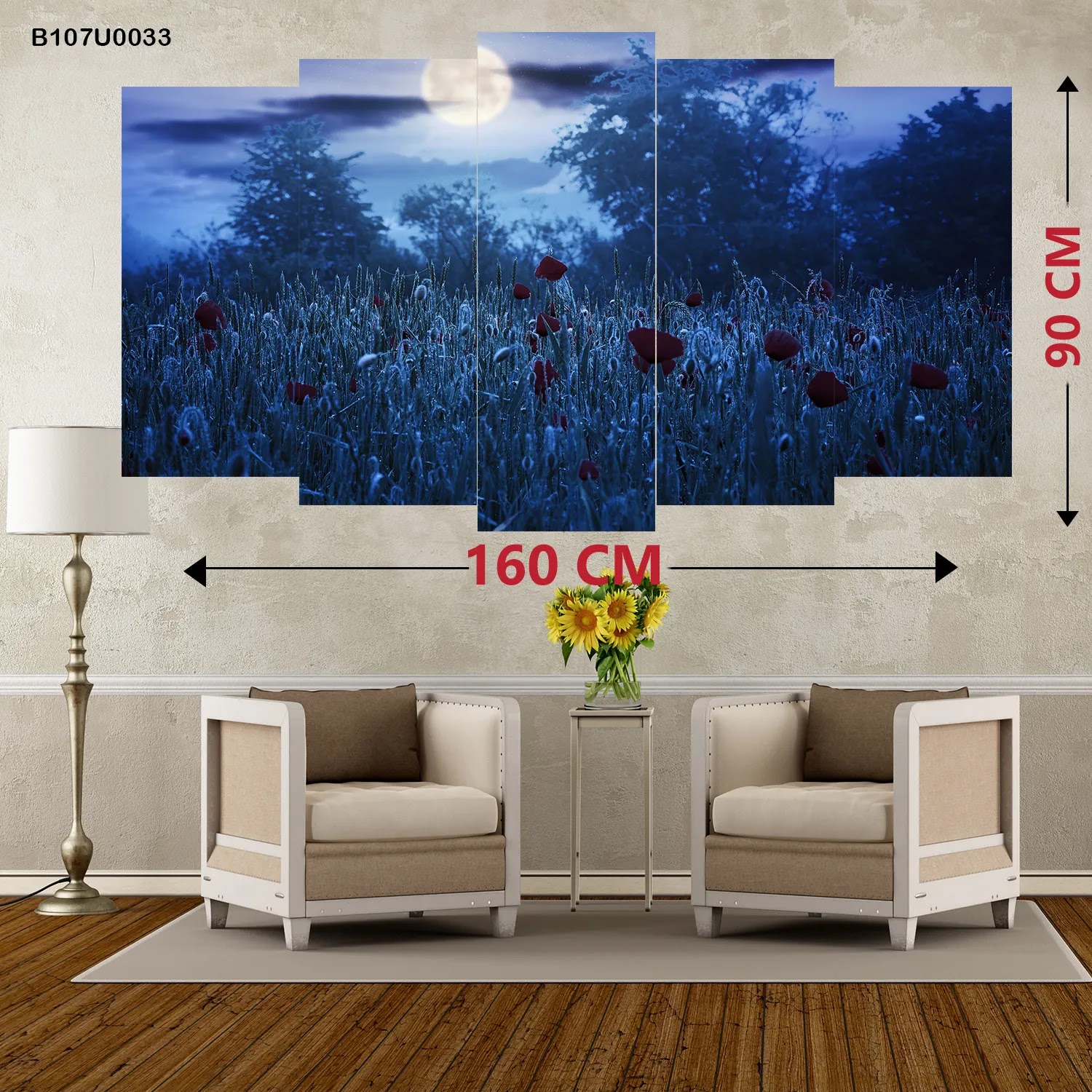 لوحات خماسية مدرج قياس كبير